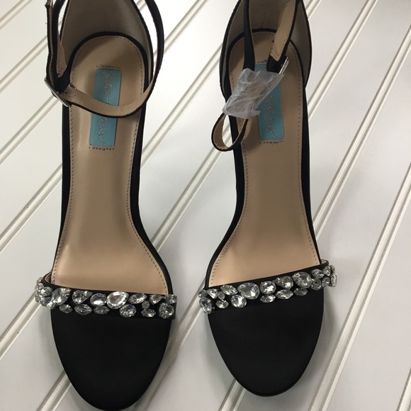 Betsy Johnson black fabric shoe SIZE 9 - Picture 2 of 8